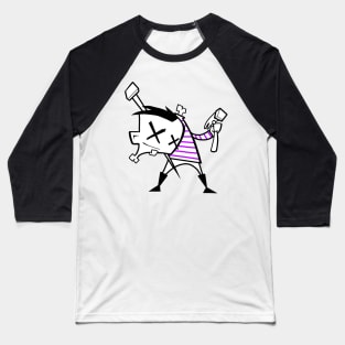 Mr. Sinmo (Zim style) purple Baseball T-Shirt